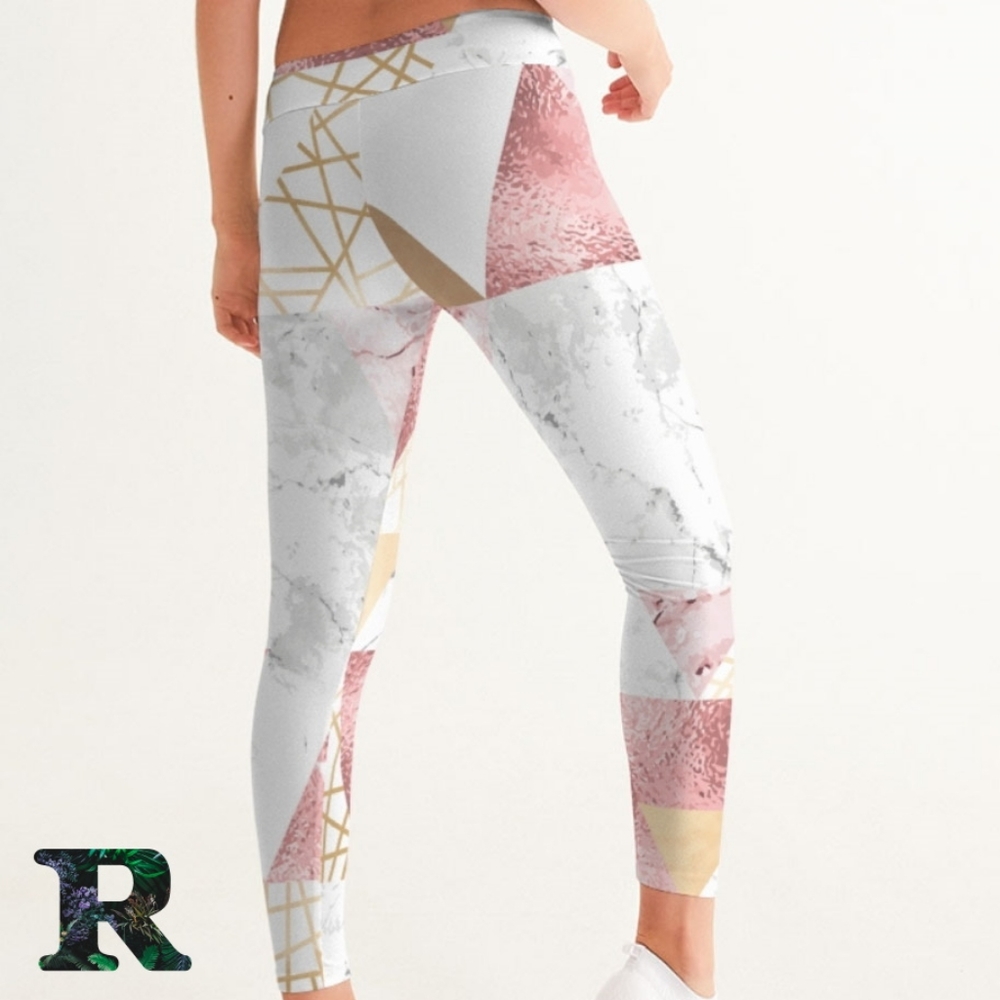 Marbley Pink Leggings